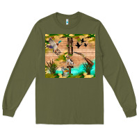 Army Green hunting life Long Sleeve Tee - TumblerDesignByShophia