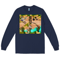 Navy hunting life Long Sleeve Tee - TumblerDesignByShophia