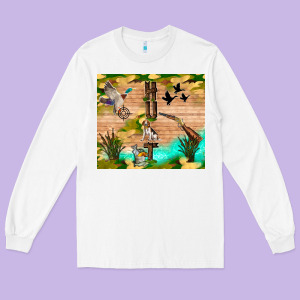 Hunting Life Long Sleeve Tee Designed By Tumblerdesignbyshophia