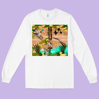 Hunting Life Long Sleeve Tee Designed By Tumblerdesignbyshophia