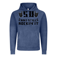 Vintage Denim 50 Birthday Rock Vintage Hoodie - Bettercallsaul