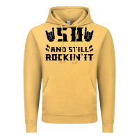 Vintage Mustard 50 Birthday Rock Vintage Hoodie - Bettercallsaul