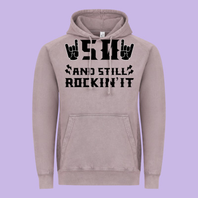 50 Birthday Rock Vintage Hoodie Designed By Bettercallsaul