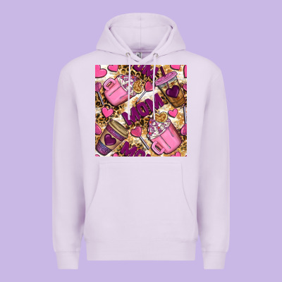 Mom Coffee Cups With Leopard Seamless Pattern Bbs Premium Hoodie Designed By Bundleandbundleshop