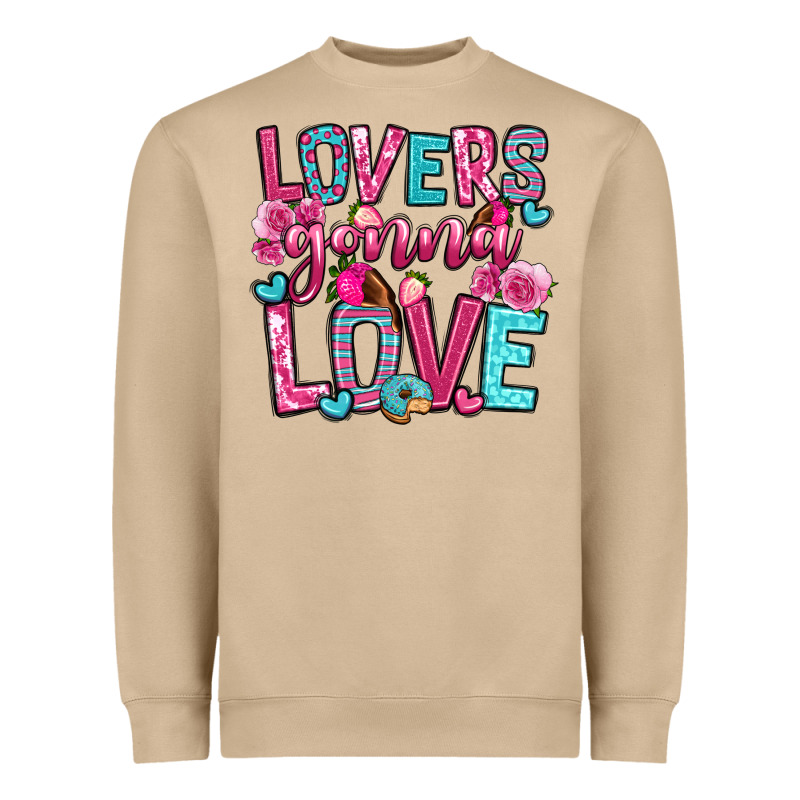 Lovers Gonna Love Heavyweight Sweatshirt by OliviaCreatesArt | Teevron