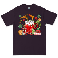Plum cup of chocolate and cookies Premium Tee - MaliasSmallBusiness