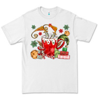 White cup of chocolate and cookies Premium Tee - MaliasSmallBusiness