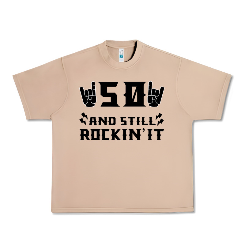50 Birthday Rock Urban Heavy Tee by Bettercallsaul | Teevron