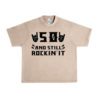 French Oak 50 Birthday Rock Urban Heavy Tee - Bettercallsaul