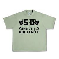 Oil Green 50 Birthday Rock Urban Heavy Tee - Bettercallsaul