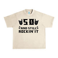Sandshell 50 Birthday Rock Urban Heavy Tee - Bettercallsaul