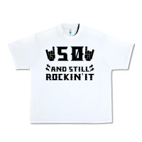 White 50 Birthday Rock Urban Heavy Tee - Bettercallsaul