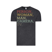Vintage Black Person Woman Man Camera Tv Vintage Tee - Bettercallsaul