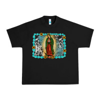 Black Gemstone our lady of Guadalupe Urban Heavy Tee - JahusDesignShop