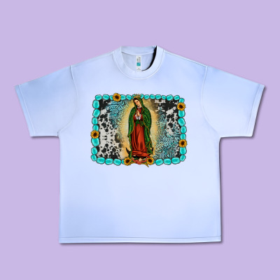 Gemstone Our Lady Of Guadalupe Urban Heavy Tee Designed By Jahusdesignshop