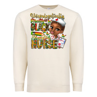 Sandshell unapologetically pretty black educated nurse Premium Sweatshirt - CowhideDigitalArt