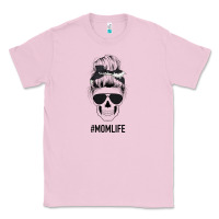 Bubblegum Pink Black Glitter Cowhide Patterned Mom Skull Classic Tee - Bettercallsaul