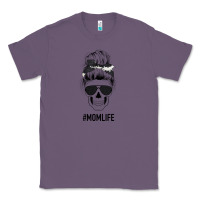 Lavender Black Glitter Cowhide Patterned Mom Skull Classic Tee - Bettercallsaul