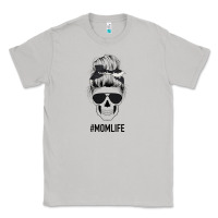 Moon Dust Black Glitter Cowhide Patterned Mom Skull Classic Tee - Bettercallsaul