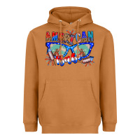 Meerkat American babe Heavyweight Hoodie - CowhideDigitalArt