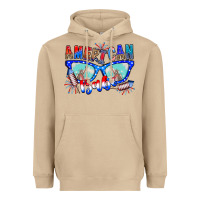 Mushroom American babe Heavyweight Hoodie - CowhideDigitalArt