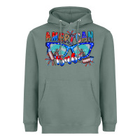 Sage American babe Heavyweight Hoodie - CowhideDigitalArt