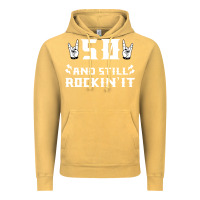 Vintage Mustard 50 birthday rock whitw Vintage Hoodie - Bettercallsaul