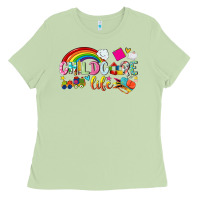 Matcha childcare life Ladies Tee - NancyCooperArtShop