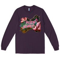 Plum Desert dreamer Cowgirl boots hat Long Sleeve Tee - HowdyJamesFarm