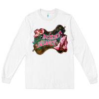 White Desert dreamer Cowgirl boots hat Long Sleeve Tee - HowdyJamesFarm