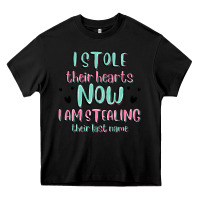 Black i stole their hearts now i am stealing their last Heavy Core Tee - MaliasSmallBusiness