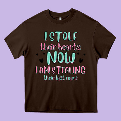 I Stole Their Hearts Now I Am Stealing Their Last Heavy Core Tee Designed By Maliassmallbusiness