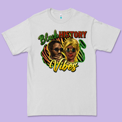 Black History Vibes Premium Tee Designed By Nancycooperartshop