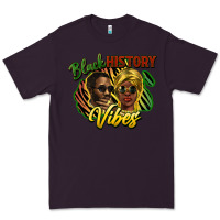 Plum black history vibes Premium Tee - NancyCooperArtShop
