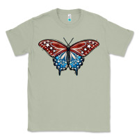 Matcha Patriotic American Butterfly Classic Tee - LillyAllenDesigns