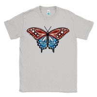 Moon Dust Patriotic American Butterfly Classic Tee - LillyAllenDesigns