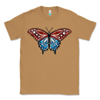 Toasted Coconut Patriotic American Butterfly Classic Tee - LillyAllenDesigns