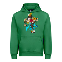 Emerald he is rısen with cross and butterfly Urban Hoodie - Artiststas