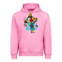 Fuchsia Pink he is rısen with cross and butterfly Urban Hoodie - Artiststas