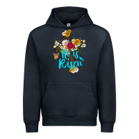 He Is Rısen With Cross And Butterfly Urban Hoodie | Teevron