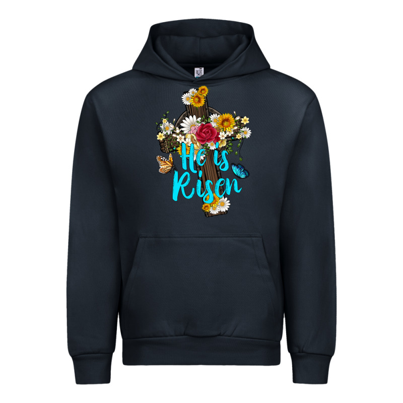 He Is Rısen With Cross And Butterfly Urban Hoodie by Artiststas | Teevron
