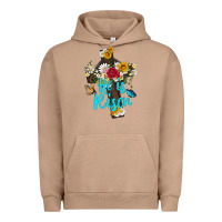 Pigment Burro he is rısen with cross and butterfly Urban Hoodie - Artiststas
