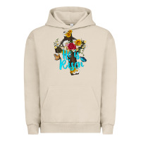 Pigment French Oak he is rısen with cross and butterfly Urban Hoodie - Artiststas