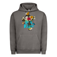Pigment Tornado he is rısen with cross and butterfly Urban Hoodie - Artiststas