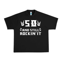 Black 50 birthday rock whitw Urban Heavy Tee - Bettercallsaul