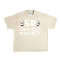 Sandshell 50 birthday rock whitw Urban Heavy Tee - Bettercallsaul