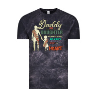 Cloud Black Daddy And Daughter Not Always Eye To Eye But Always Heart To Heart Vintage Tee - Bettercallsaul
