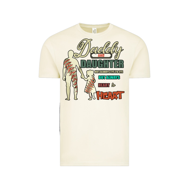 Daddy And Daughter Not Always Eye To Eye But Always Heart To Heart Vintage Tee by Bettercallsaul | Teevron