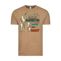 Vintage Coffee Daddy And Daughter Not Always Eye To Eye But Always Heart To Heart Vintage Tee - Bettercallsaul