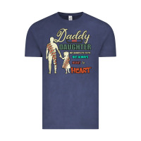 Vintage Denim Daddy And Daughter Not Always Eye To Eye But Always Heart To Heart Vintage Tee - Bettercallsaul